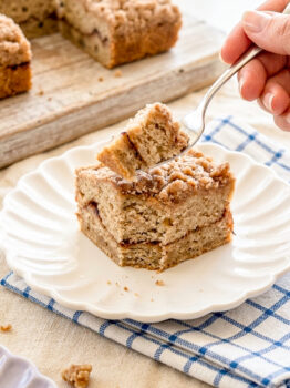 Healthier Banana Coffee Cake