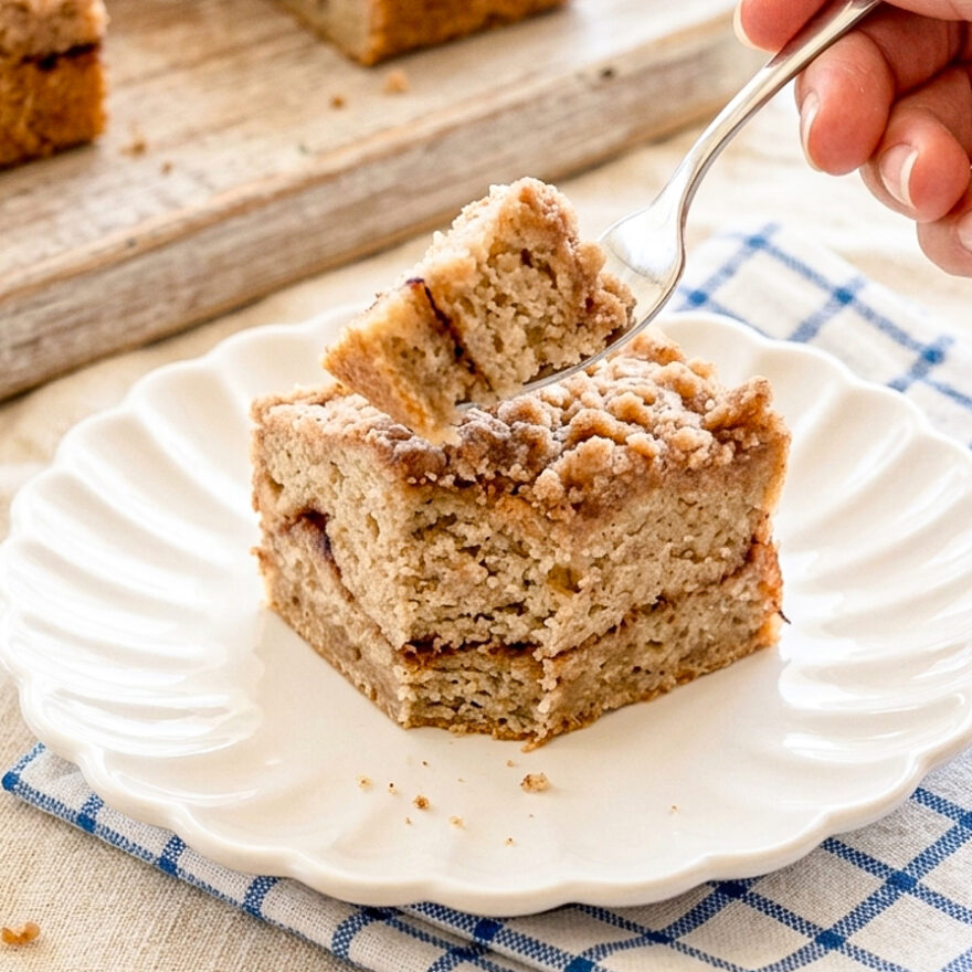 Healthier Banana Coffee Cake