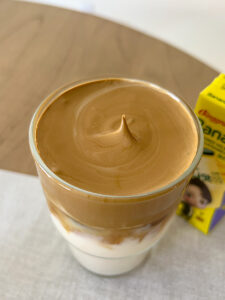 banana milk dalgona