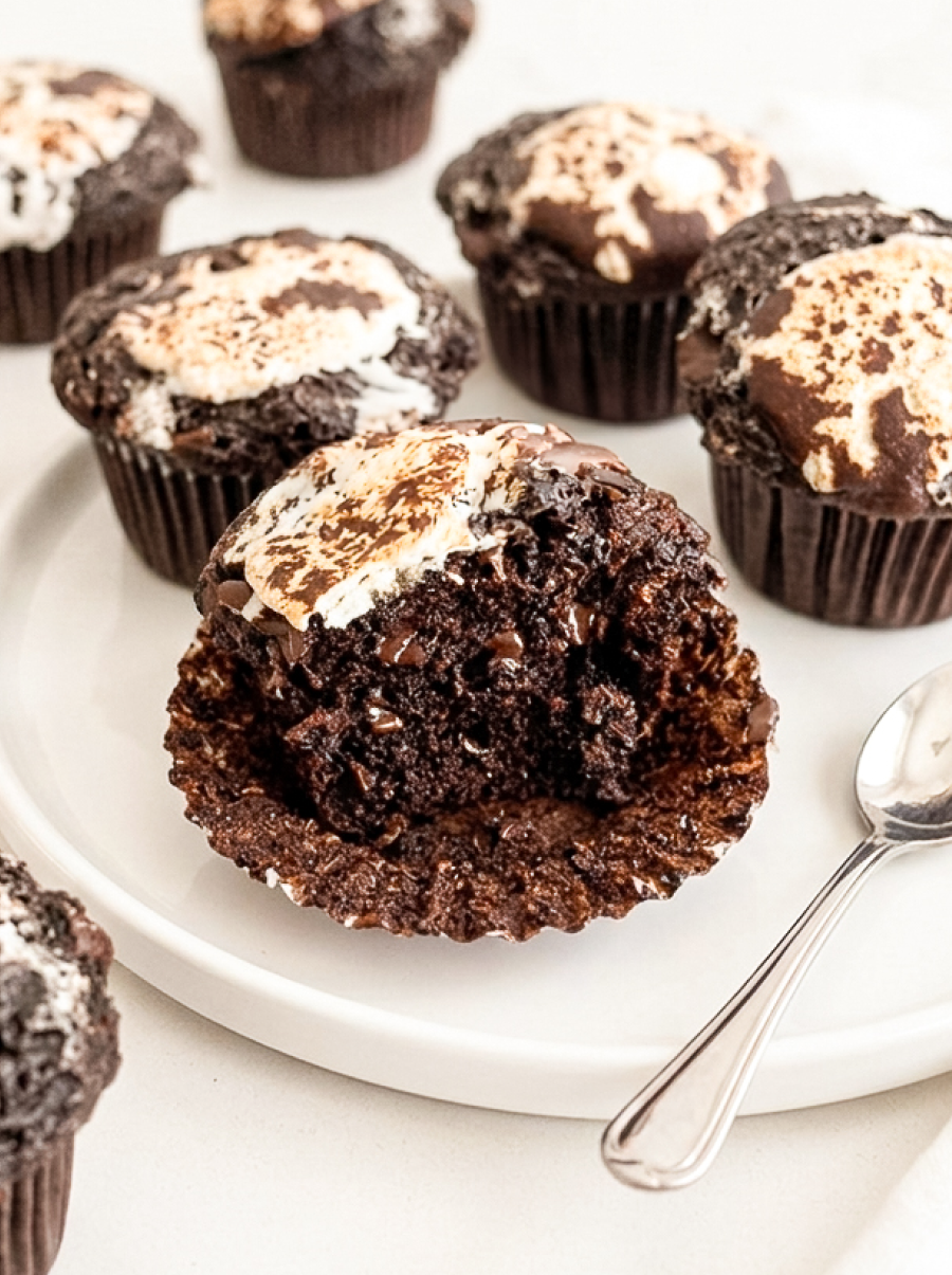 Hot Chocolate Muffins