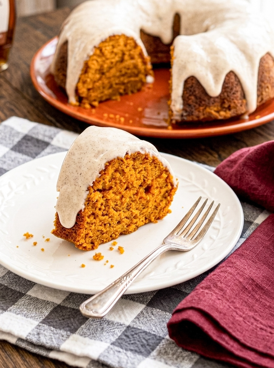 Pumpkin Maple Bundt Cake