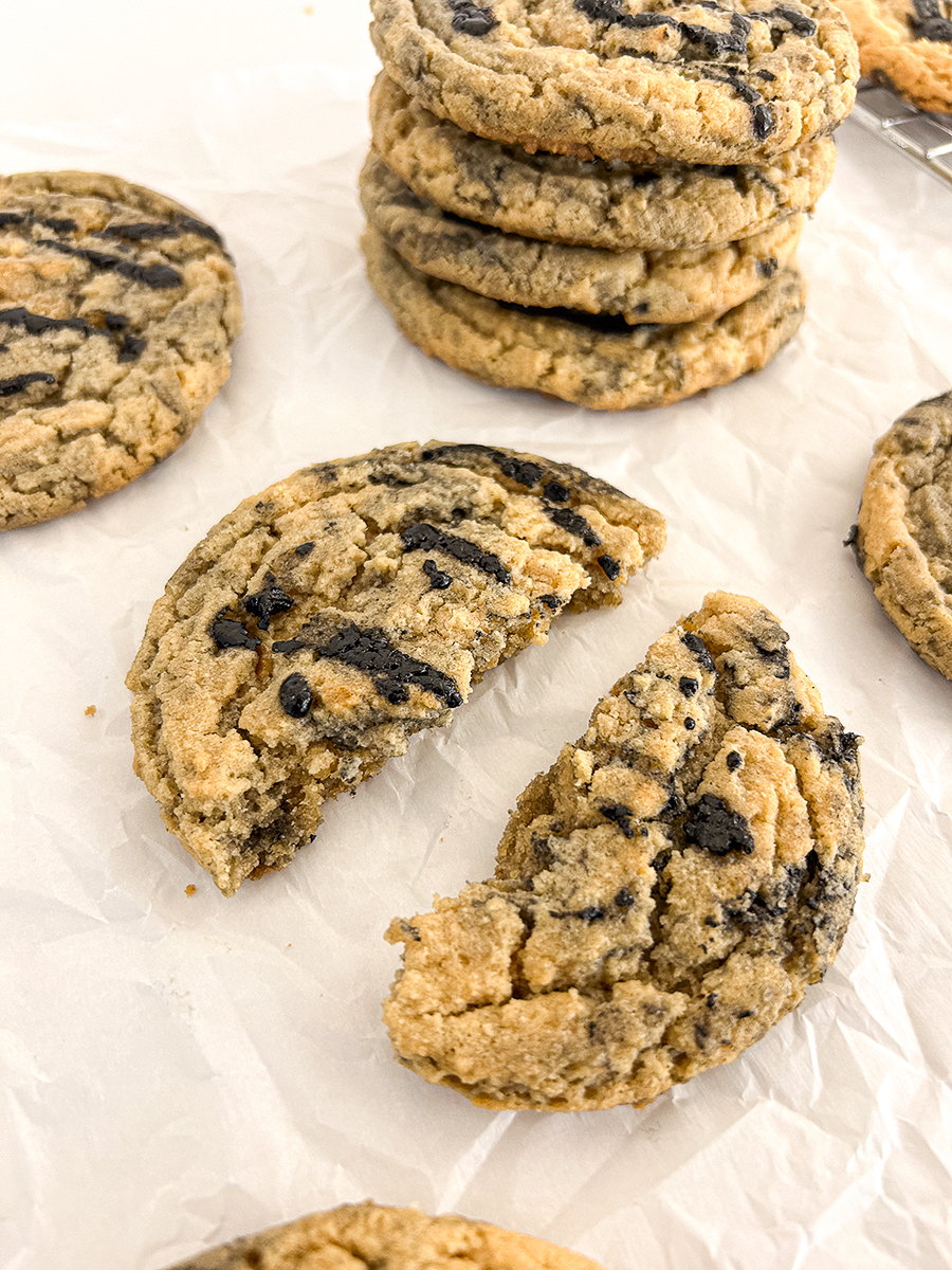 black sesame cookies
