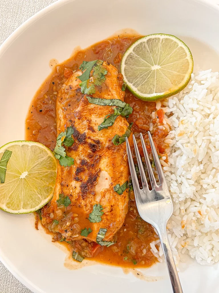 one pan spicy thai lime chicken