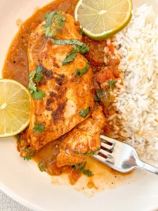 one pan spicy thai lime chicken