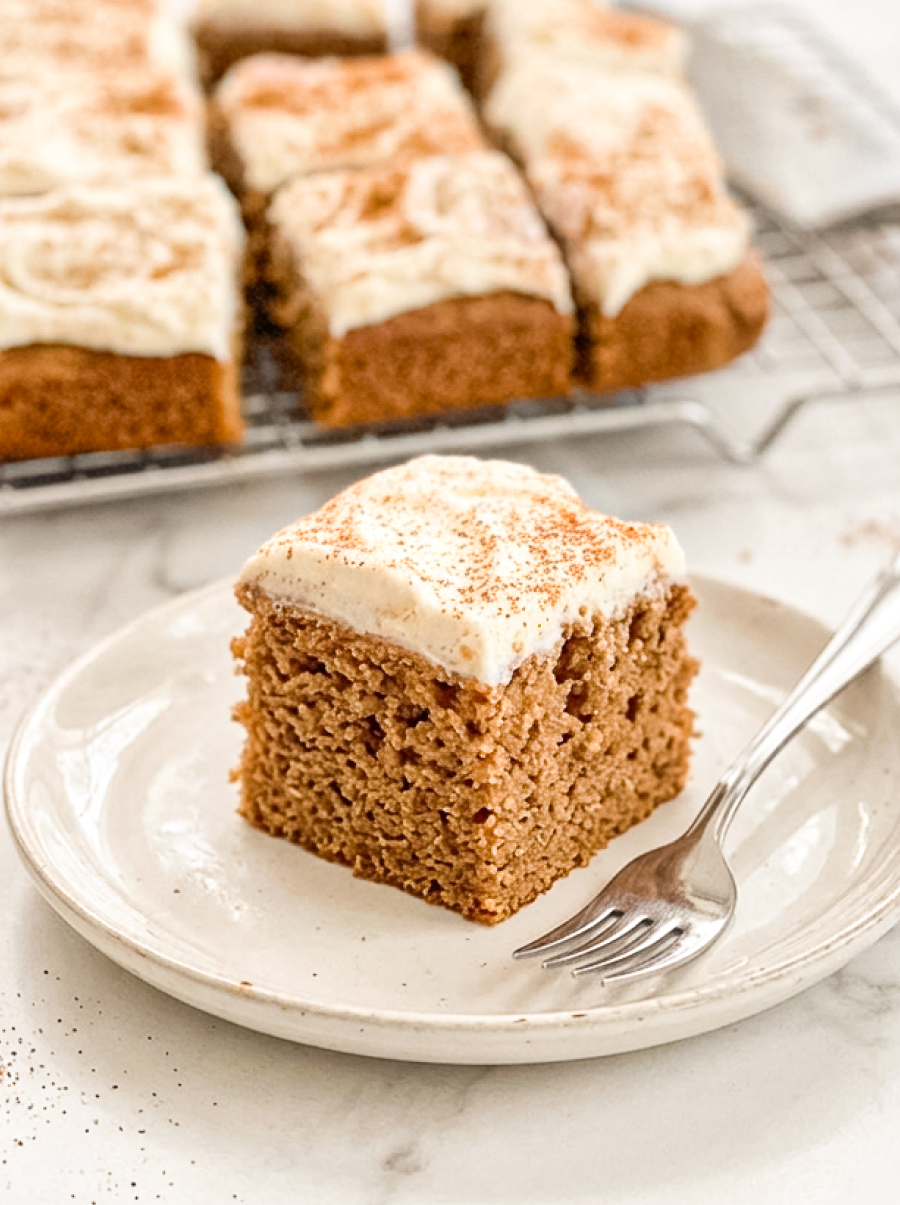 Chai Spiced Sheet Cake