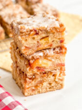 Peach Cobbler Blondies