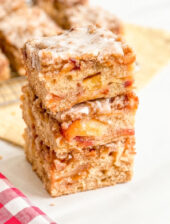 Peach Cobbler Blondies